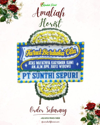 Papan Bunga Duka di Tolinggula