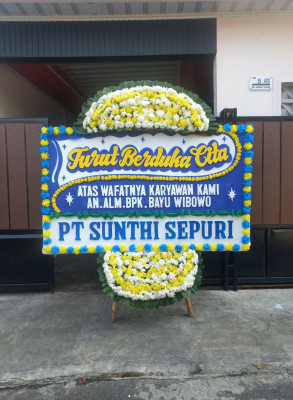 Papan Bunga Duka di Tolinggula